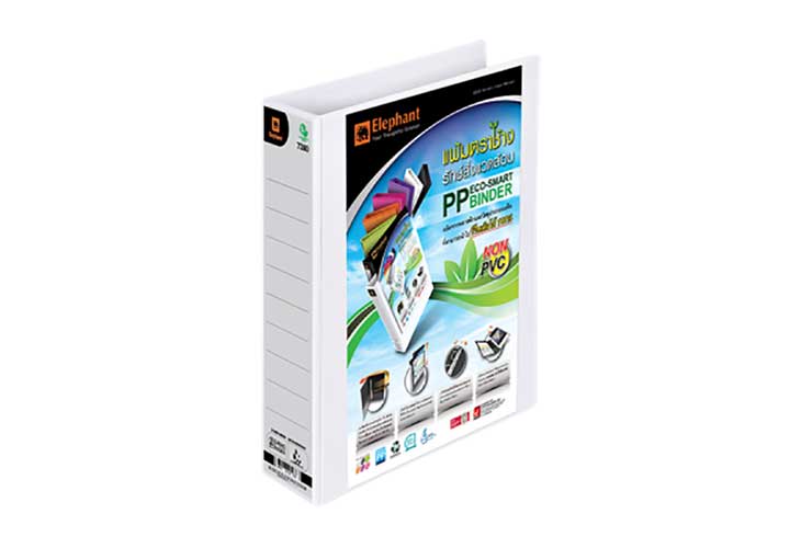 Elephant PP Eco Smart Binder A4 White7380