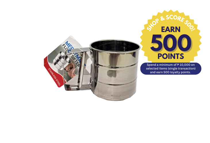 MerryMart Stainless Steel Flour Sifter (Shop & Score 500!)