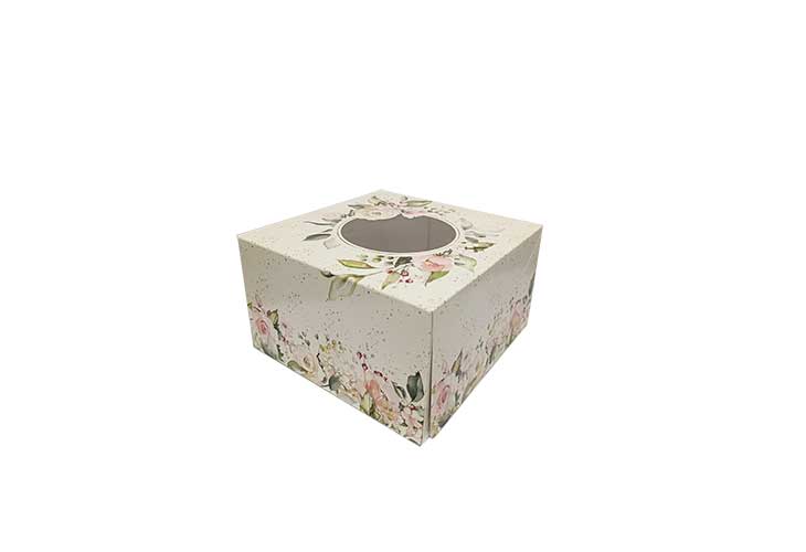 Edison Floral Cake Box 7" x 7" x 4"