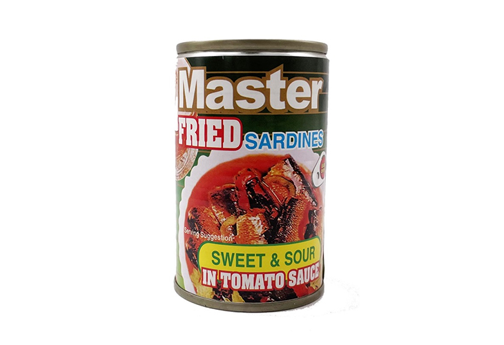 Master Sardines Fried Sweet & Sour Tomato Sauce Eoc 155g