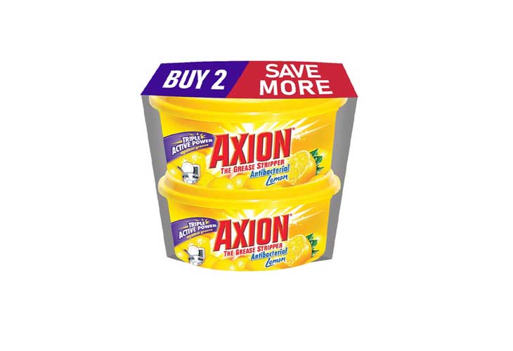 Axion Lemon Paste 350g Twinpack