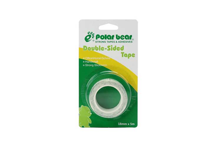 Polar Bear Double-sided TissueTape 18mm x 5m