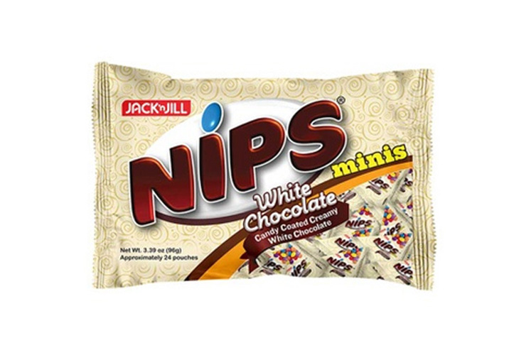 Nips White Chocolate Minis 4g 24s