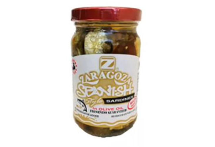 Zaragoza Spanish Sardines Tomato Sauce Olive Oil Mild Hot 220g