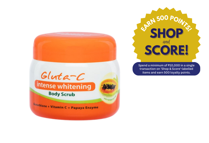 Gluta-C intense whitening Body Scrub 120g (Shop & Score 500!)