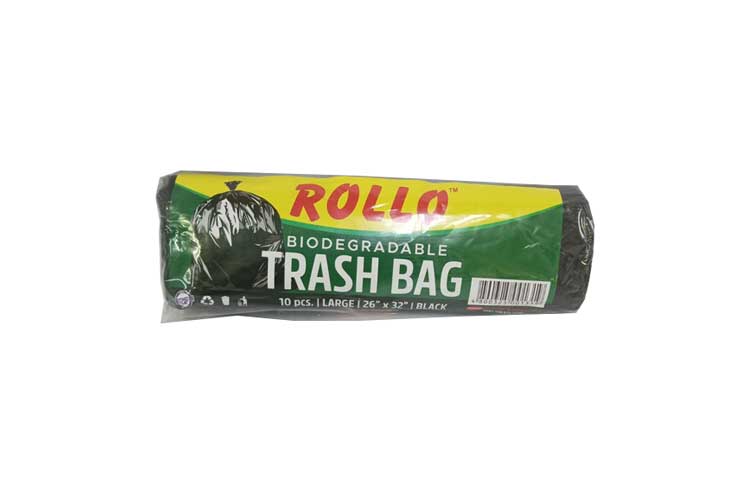 Rollo Trash Bag Large 26'' x 32'' Black '10s