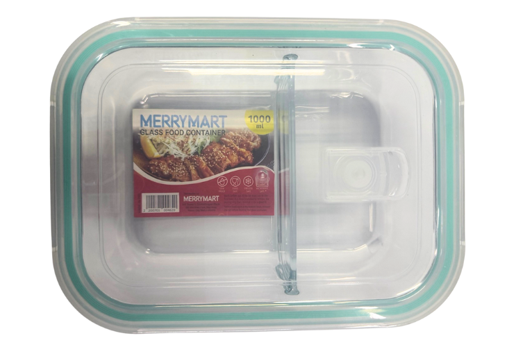 MerryMart Glass Food Container 1000ml