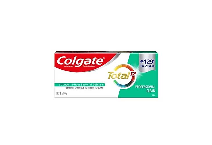 Colgate Toothpaste Total Pro Clean Twin Pack 90g