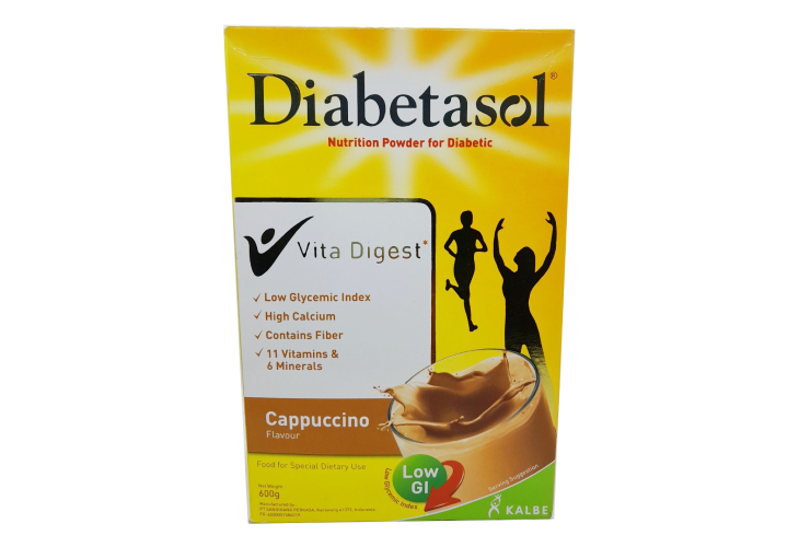 Diabetasol Nutrition Powder Cappuccino 600g