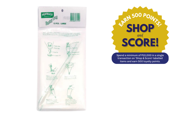 Peotraco Pastry Bag - Large (Shop & Score 500!)