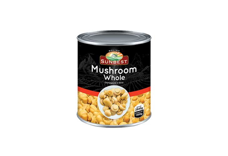 Sunbest Mushroom Whole 2840g