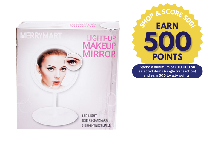 MerryMart Light Up Make-up Mirror (Shop & Score 500!)