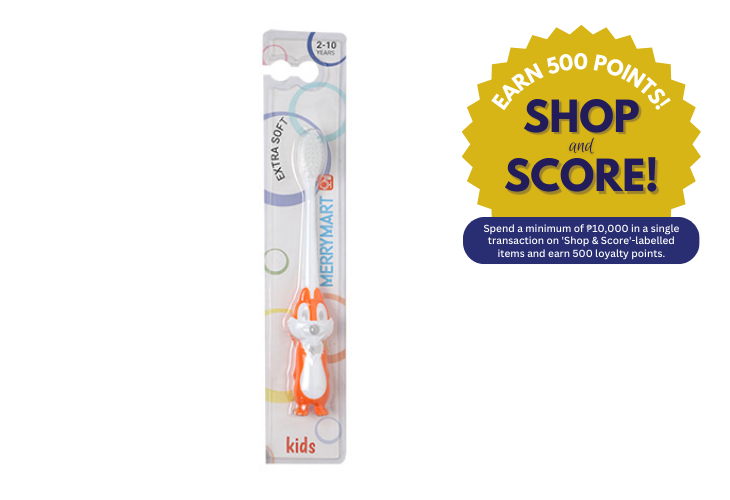 MerryMart Squirrel Kids Toothbrush (Shop & Score 500!)