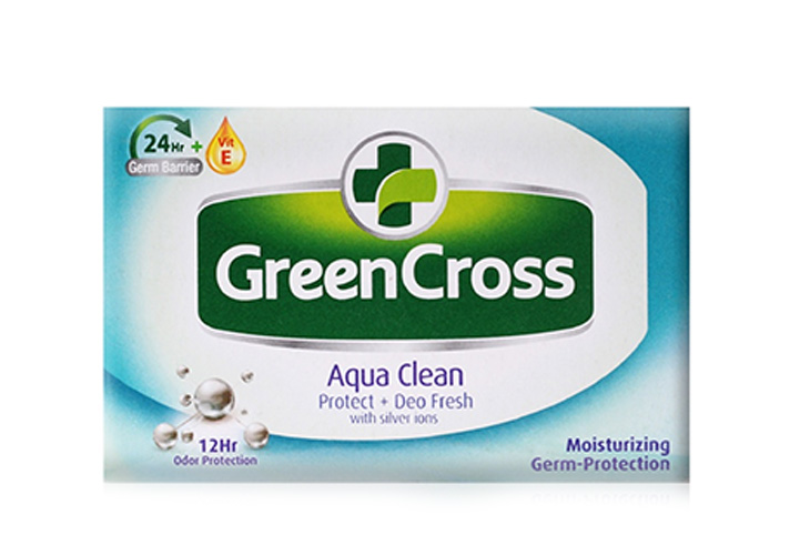 Green Cross Aqua Clean Moist Protection Bar Soap 125g