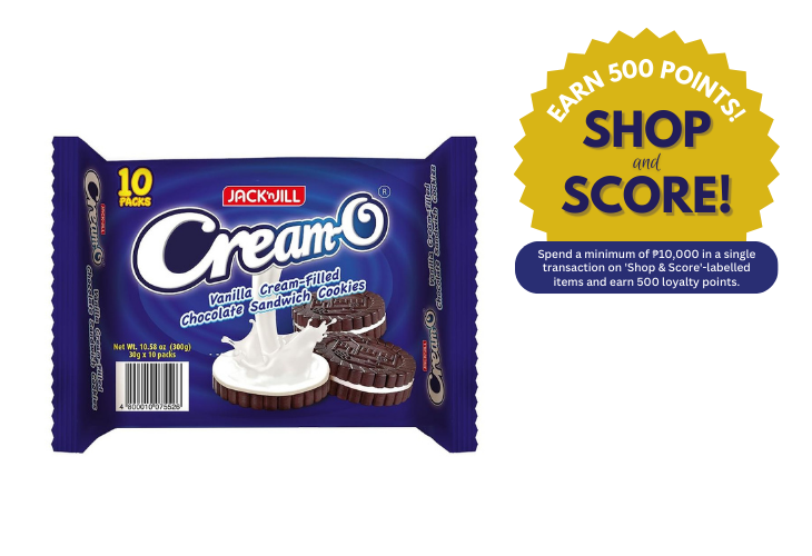 J&J Cream-O Vanilla Polybag 30g 10s (Shop & Score 500!)