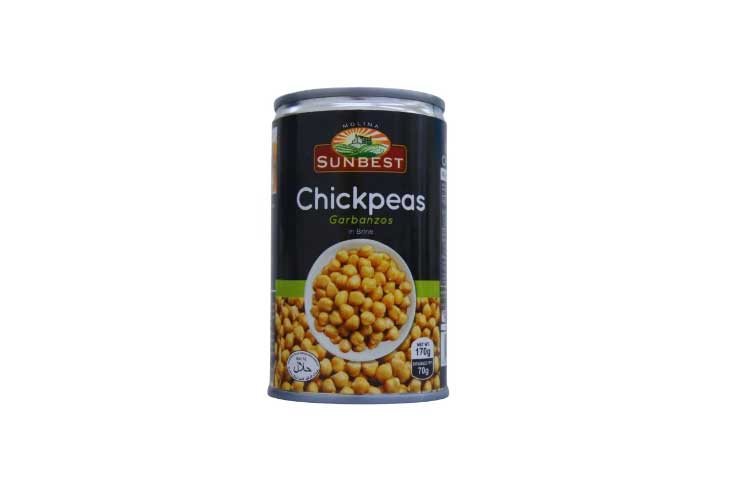 Sunbest Chickpeas Garbanzo In Brine 170g