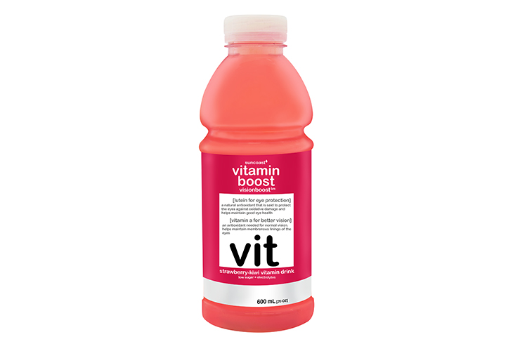 Suncoast Vitamins Boost Strawberry Kiwi 600ml