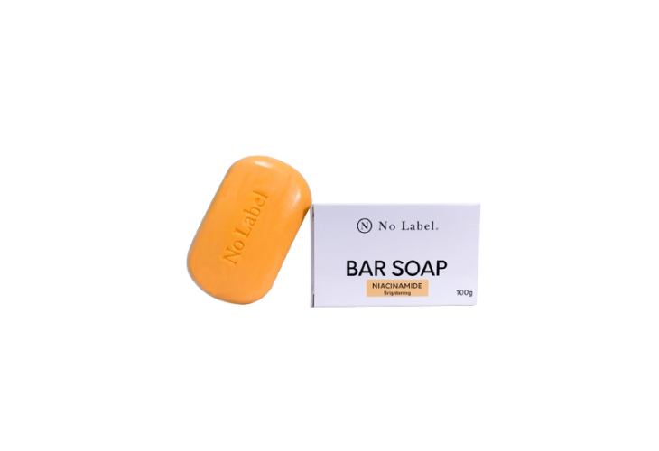 NO Label Niacinamide Brightening Bar Soap 100g