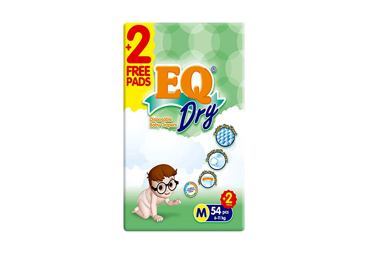 EQ Dry Jumbo Pack Medium 54's