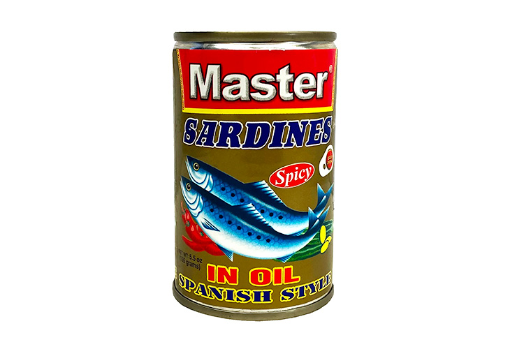 Master Sardines In Oil Spanish Style Eoc 155g