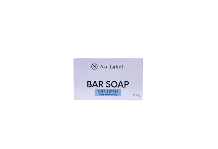 NO Label Shea Butter Deep Moisturizing Bar Soap 100g