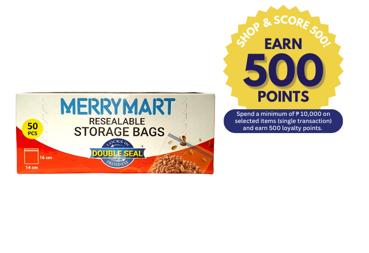MerryMart Zipper Bags Small (Shop & Score 500!)