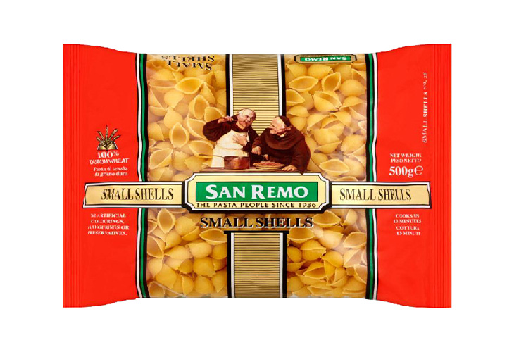 San Remo Small Shells 500g