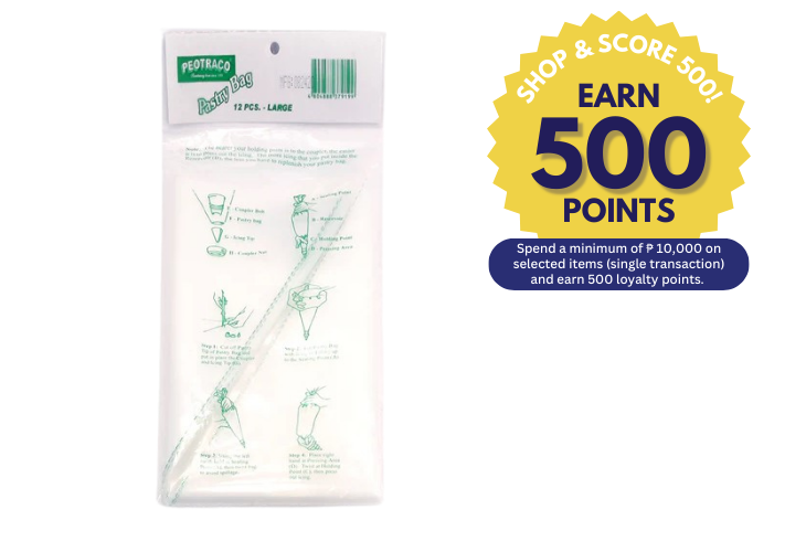 Peotraco Pastry Bag - Large (Shop & Score 500!)