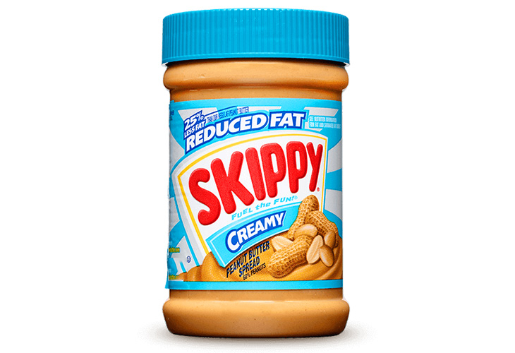 Skippy Reduced Fat Creamy Peanut Butter 340g