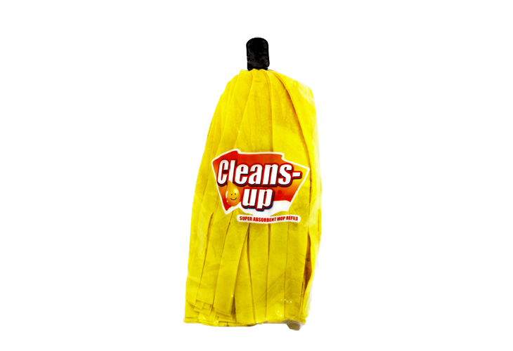 Cleans Up Super Mop Absorbent Black Refill