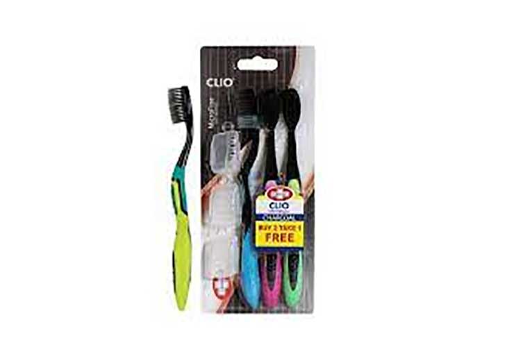 Cleene CLIO Toothbrush Ultimax Charcoal Buy 2 Take 1