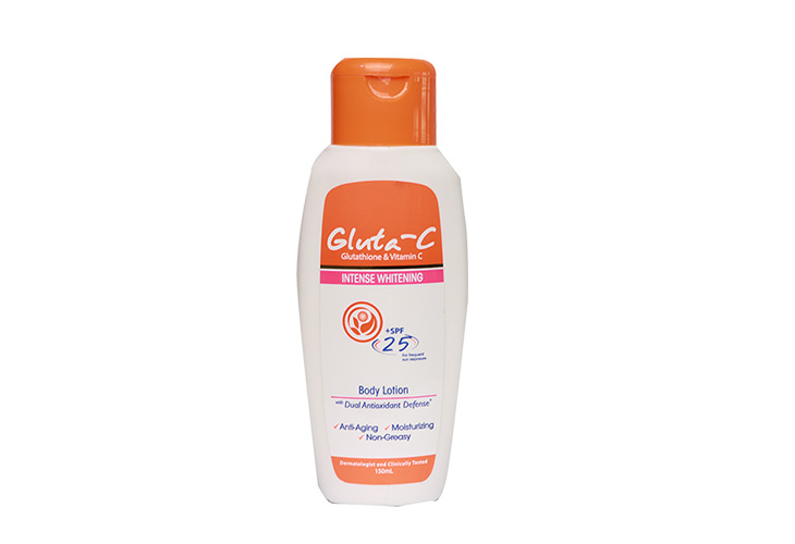 Gluta-C intense whitening Body Lotion plus SPF 25 150ml