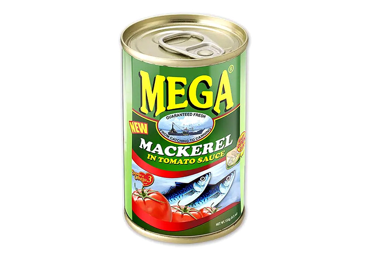 Mega Mackerel In Tomato Sauce Eoc 155g