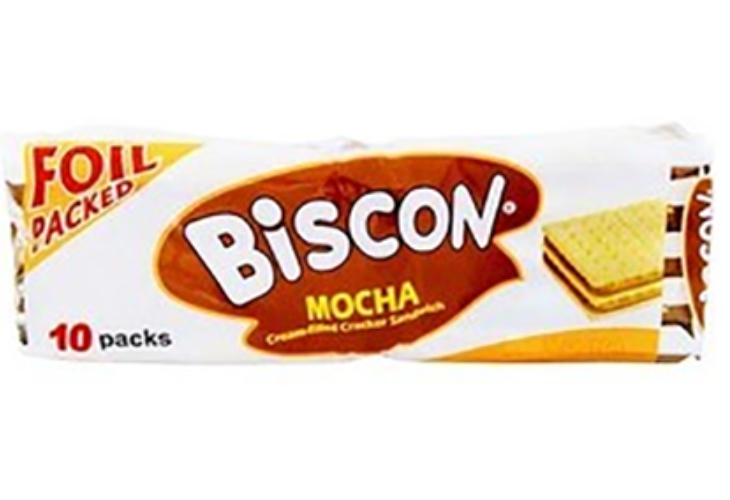 Biscon Mocha Sandwich Crackers 34g