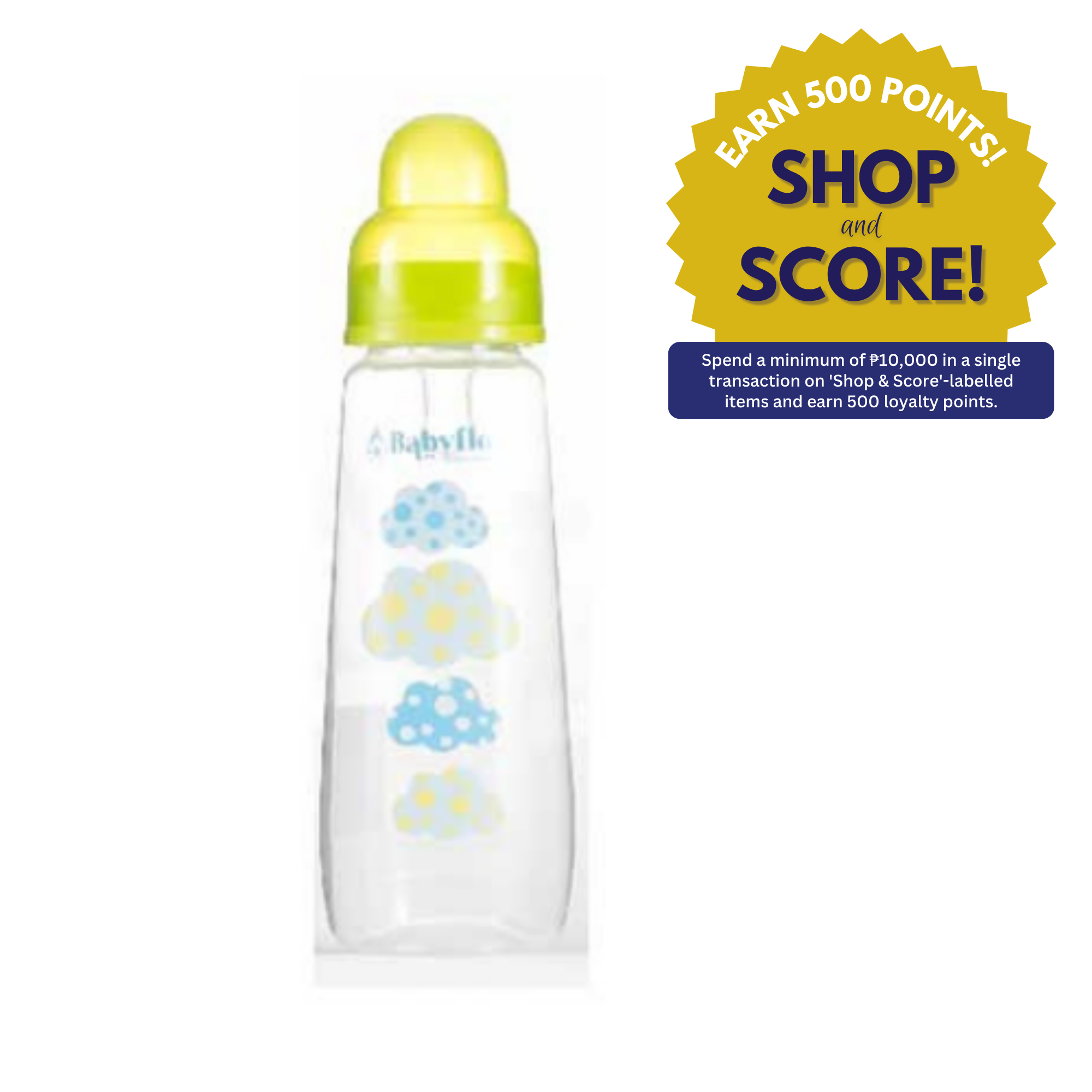 Babyflo Galaxy Feeding Bottle 9oz (Shop & Score 500!)