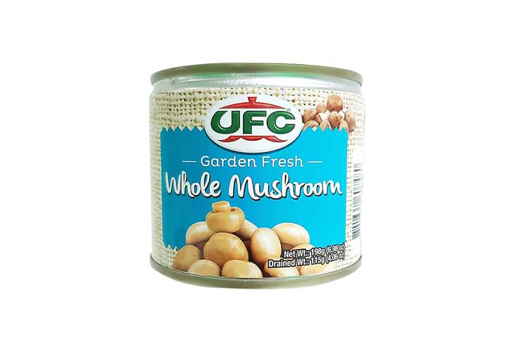 UFC Whole Mushrooms 198g