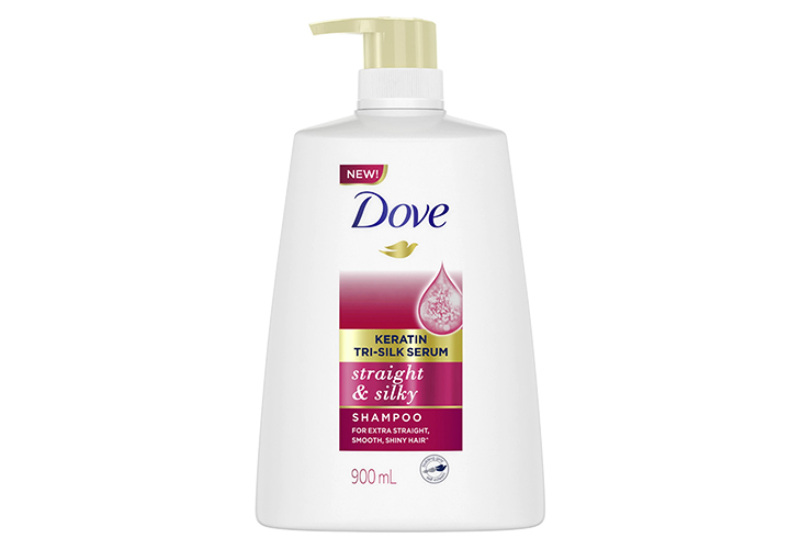 Dove Straight & Silky Shampoo 900ml