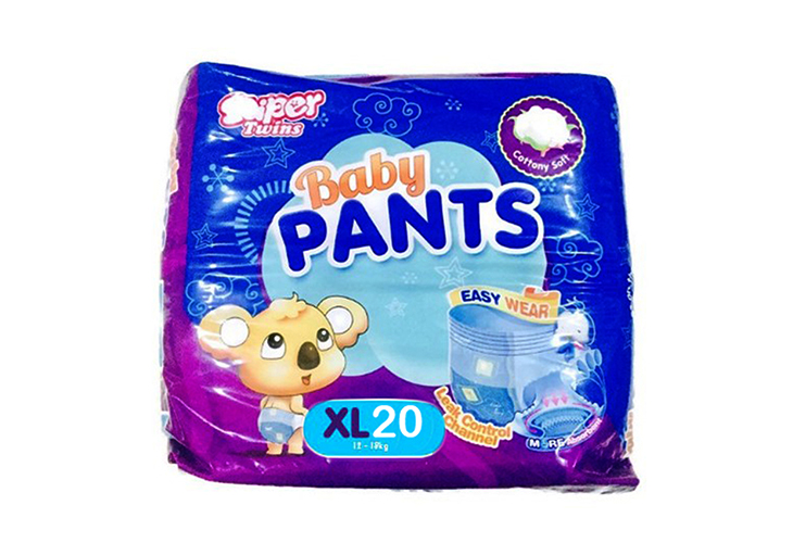 Super Twins Baby Pants XL by 20