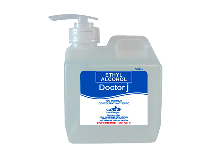 Doctor J 70% Ethyl Alcohol with Pump 500ml