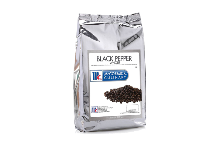 McCormick Black Pepper Whole 1kg