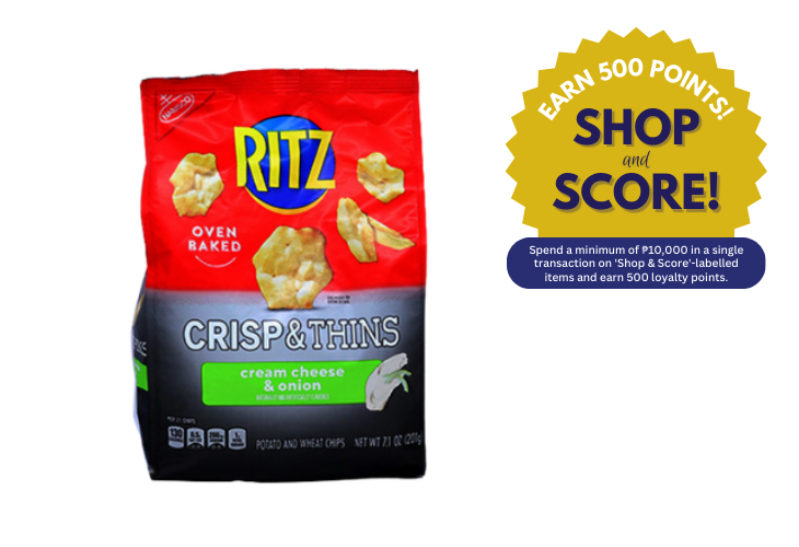 Ritz Crisp & Thin Cream Cheese and Onion 7.1oz (Shop & Score 500!)