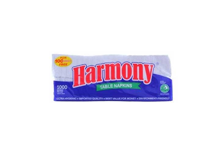 Harmony Table Napkin 1 Ply 1000s