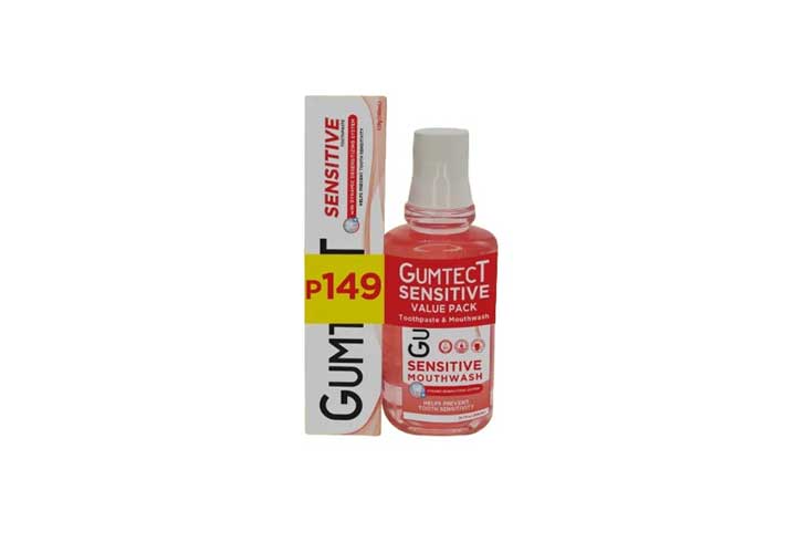 Gumtect Sensitive Care 100ml + 300ml Mouthwash