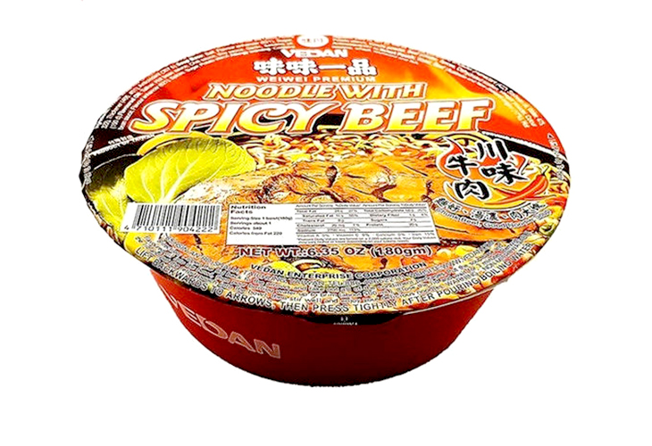 WeiWei Big Bowl Spicy Beef Noodle 180g