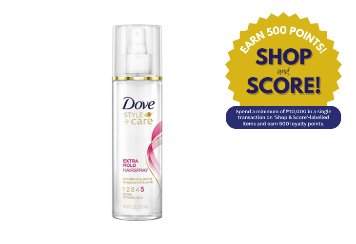 Dove Strength & Shine Non Aero Hairspray 9.25oz (Shop & Score 500!)