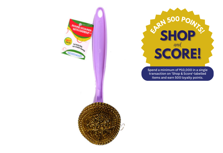 MerryMart Round Scourer with Handle (Shop & Score 500!)