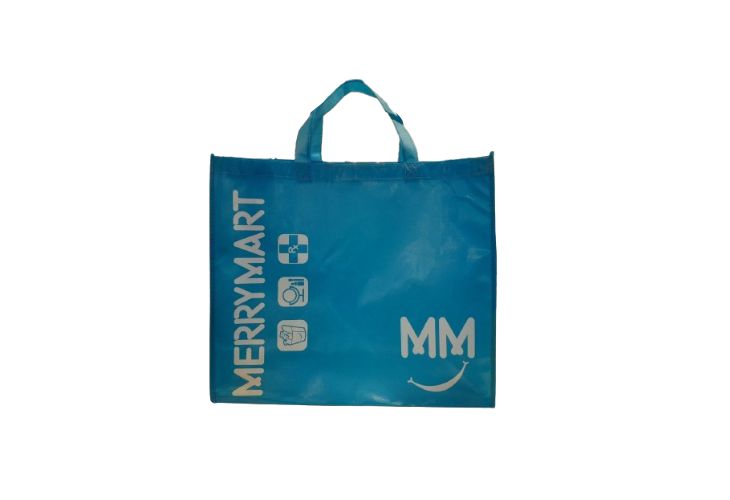 MerryMart Blue Bag Laminated