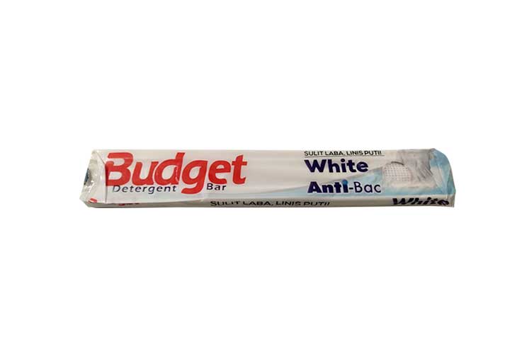 Budget Detergent Bar White w/Anti Bac 330g