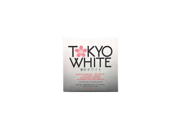 Tokyo White Charcoal Oil Control & Whitening Face & Body Soap 100g