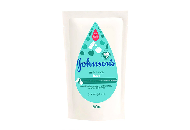 Johnson's Milk+Rice Baby Bath Refill 600ml